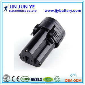 Литивый аккумулятор - заменитель для Макита Li-ion 10.8В 2.0 Ампер чёрный - Product Image 2
