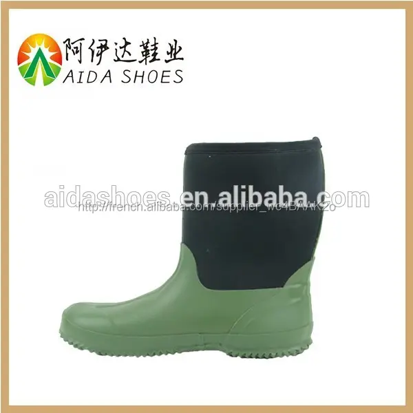 Army green bottes de travail bottes de pluie dames