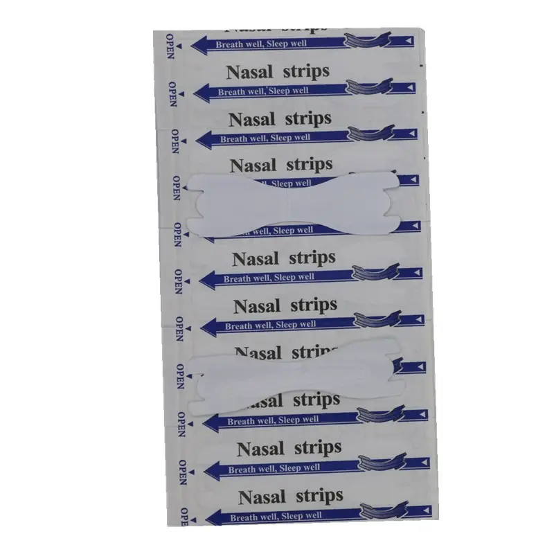 Customization Products Nasal Strips Plastic Adhesive Strips Better Breath Nasal Strips