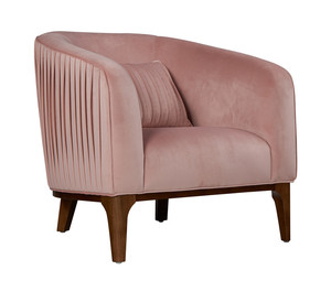 Più nuovo living room furniture poltrona <span class=keywords><strong>poltrone</strong></span> nuovo rosa corallo velluto - Product Image 2