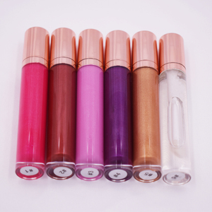 Best seller minerale cosmetico Private Label rossetto liquido idratante di lunga durata lucidalabbra impermeabile bellezza metallica - Product Image 4