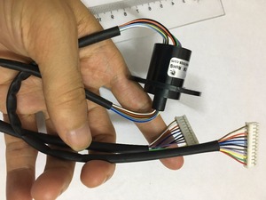 Taidacent Mạ Vàng Hat Loại 12 Channls 220V Cao Coltage Slip Ring Tốc Độ Cao Dome Rotary Điện Slip Ring SRC022A Slip Ring - Product Image 4