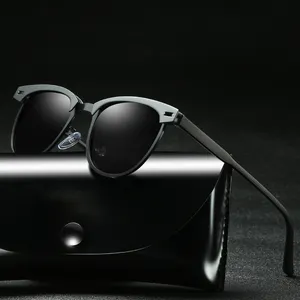 Großhandel Marken design Vintage Sport Sonnenbrille Polarisierte Männer Sonnenbrille Benutzer definiert Ihr eigenes Logo mit niedrigem MOQ