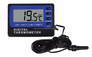 Nhiệt Kế Tủ Lạnh Kỹ Thuật Số Nhỏ Với Cảm Biến Và Nhiệt Kế Thăm Dò Tủ Lạnh - Product Image 6