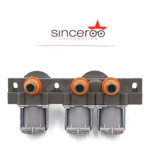 2017 sinceroo впуска воды электромагнитный клапан 3-ходовой клапан многоходовой соединение выхода стиральная машина