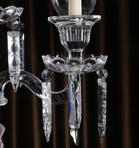 Color rosa 2 brazos <span class=keywords><strong>de</strong></span> cristal <span class=keywords><strong>candelabro</strong></span> hermosa decoración <span class=keywords><strong>de</strong></span> <span class=keywords><strong>la</strong></span> Mesa <span class=keywords><strong>de</strong></span> boda - Product Image 6
