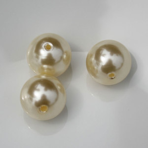 8mm 10mm Synthetic ABS <strong>Plastic</strong> Ivory Colored Pearl <strong>Beads</strong> Wholesaler - Product Image 4