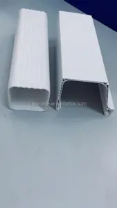 Factory Sale PVC Rain Gutter Light Weight Easy Installation Fascia Panels