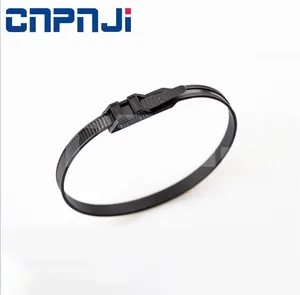 Nylon Cable Ties Handcuffs Plastic Free Sample ROHS Disposable Handcuff Self-locking 100pcs/bag -35- 80 Degree 12*700