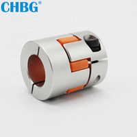 Manchon de couplage élastique en alliage d'aluminium pour moteur servo, moteur pas à pas, vis, tour CNC, codage, type fleur de prunier