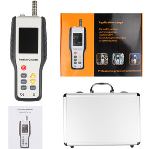 2024 hot trong nhà và ngoài trời Ht-9600 PM2.5 bụi không khí hạt truy cập chất lượng không khí Meter pm0.3 2.5 10 Meter HTI - Product Image 5
