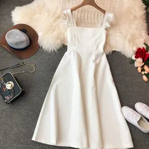 New Sexy Night Club Dress Thời Trang Mùa Hè Phong Cách A Line Midi Phụ Nữ Đảng Dresses Quần Áo Giản Dị Vestidos E10459