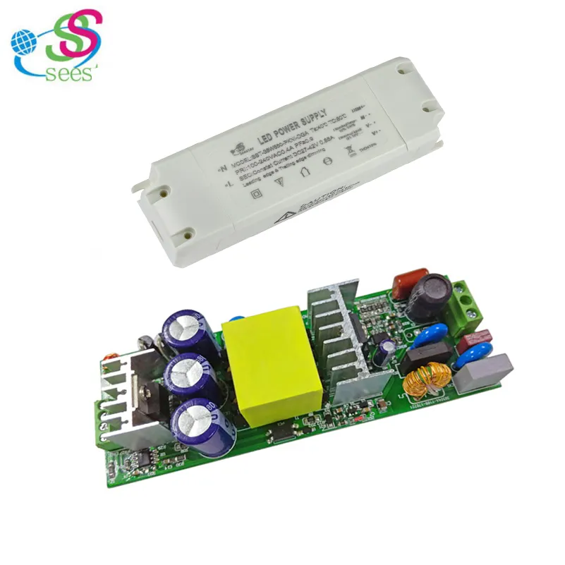 No Flciker Low Thd Isolated Constant Current Dimmable Power Supply 50W 1200mA RX PWM 0-10 Dimmable LED Driver