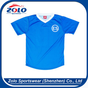 2017 Best Drty 100% polyester black and yellow color soccer jersey - Product Image 3