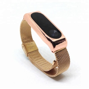 304ステンレス鋼ブレスレット手首バンドmilaneseループ交換用xiaomiバンド<span class=keywords><strong>2</strong></span> 3メタルバンド - Product Image 3
