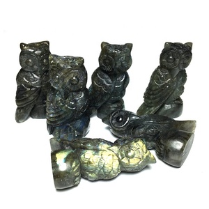 <span class=keywords><strong>Labradorite</strong></span> naturelle cristal animal sculpture sculpté à la main cristal de quartz hibou pour la décoration de méditation - Product Image 6