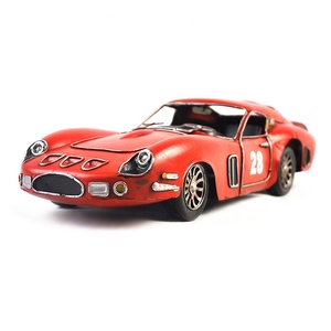 Coche de carreras deportivo de Metal de alta calidad para niños, vehículo de juguete antiguo hecho a mano para decoración, regalo de Navidad, escala 1:18, año <span class=keywords><strong>1962</strong></span> - Product Image 2