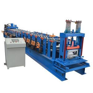 Hydraulic Cutting Steel Profile Channel Shape Metal C Purlin Roll Forming Machine