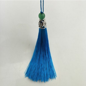 Thời trang lụa Bead tua rìa với xỏ kim loại cap cho quần áo rèm cửa Điện thoại di động trang trí mục đích làm từ polyester - Product Image 3