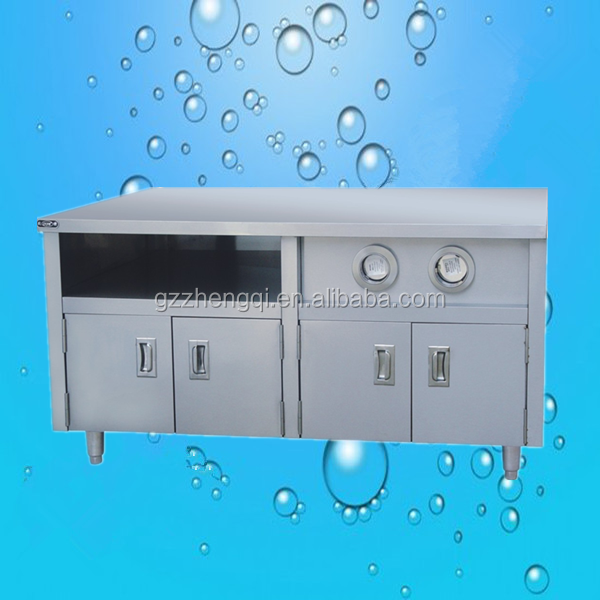 Коммерческий кухонный шкаф из нержавеющей стали/центральный шкаф