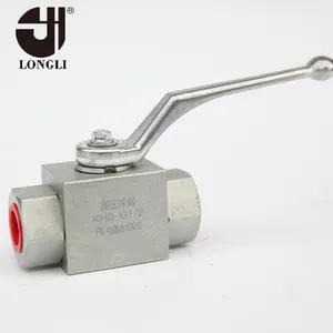 KHB / KHM carbon steel thread hydraulic ball valve