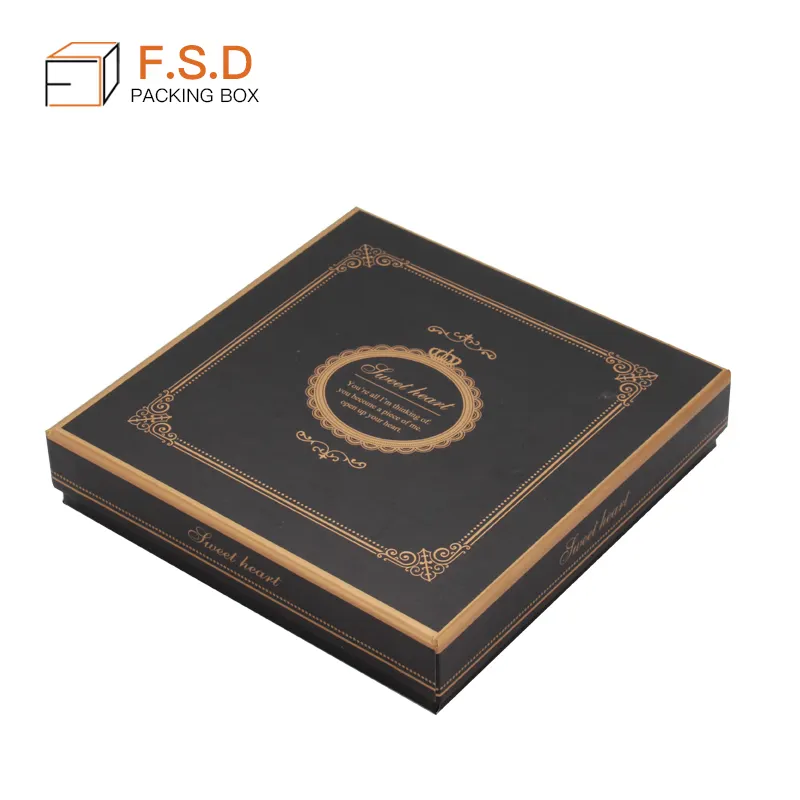 FSD कस्टम लक्जरी गत्ता चॉकलेट अभिनव कागज पैकेजिंग बॉक्स