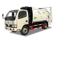 Nouveau compacteur 5cbm Rubish Mini petit camion de transfert de déchets à vendre