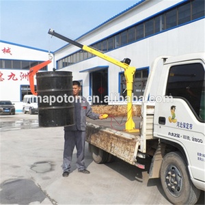 12 v 24 v मिनी ट्रक क्रेन हाथ घूर्णन पाल क्रेन 500 kg