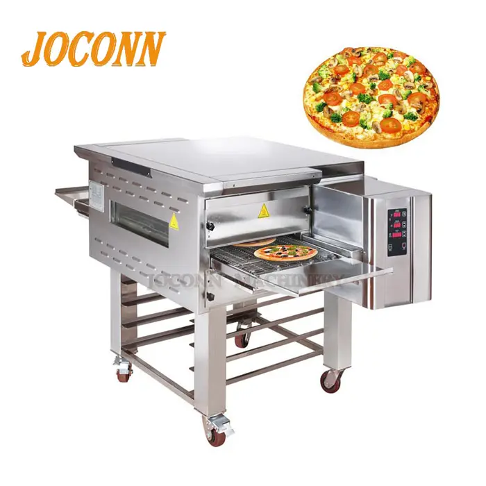 Horno para pizza de 12 pulgadas, máquina para hornear pizza, transportadora, horno eléctrico para panadería, precio