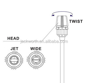 Lanza de Chorro de Agua Ajustable Flexible de Aluminio Metálico Jack Worth para Lavadora a Presión - Product Image 2