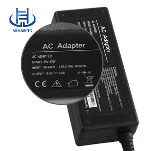 Adaptor AC Laptop Asli untuk HP 18.5V 3,5a, Pengisi Daya 65W 5330M 5320M 5310M untuk Notebook Hp