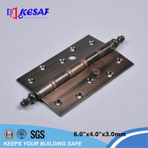 6 인치 크라운 헤드 골동품 구리 보안 도어 힌지 보안 스터드 - Product Image 3