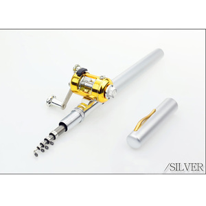 <span class=keywords><strong>Ensemble</strong></span> <span class=keywords><strong>canne</strong></span> à pêche télescopique <span class=keywords><strong>et</strong></span> <span class=keywords><strong>moulinet</strong></span> FISHGANG OEM, mini <span class=keywords><strong>canne</strong></span> à pêche télescopique de poche portable en aluminium de 1 m - Product Image 4