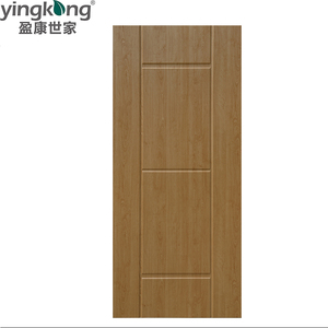 مواد صديقة للبيئة <span class=keywords><strong>PVC</strong></span> طلاء WPC باب خشبي داخلي تصميم سعر المصنع YK604 - Product Image 4