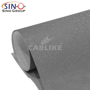 Car sino etiqueta engomada decorativa del coche WRAP Silver Glitter película del vinilo rollo de papel - Product Image 4