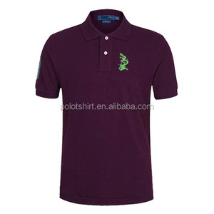高品质的男士定制刺绣马球 - Product Image 1
