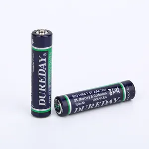 Dureday Heavy Duty Battery UM-4 Size 1 5v Dry Battery R03 U M4 AAA 1.5v Battery for Remote Control Toys Camera