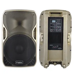 Accuracy Pro Audio PMM15AMXQ-4-BT 15 Inch Powered Speaker Two Way Ampilfied Portable Amplifier Active Speaker dj