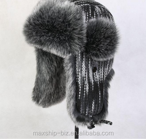 सर्दियों Trooper Trapper टोपी अशुद्ध फर कान फ्लैप बॉम्बर Ushanka - Product Image 1