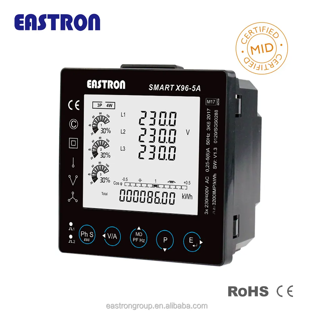 Smart X96 3 Fase Smart Power Analyser RS485 Ethernet Power Meter