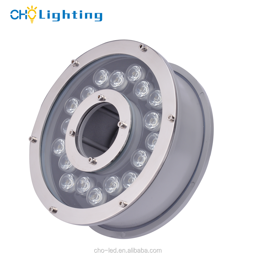 Кольцевая светодиодная фонтановая лампа 18 Вт dmx512 rgb ИК Дистанционное радиоуправление