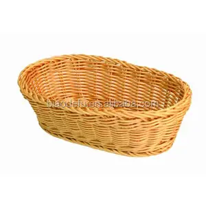 Cesto di plastica in Rattan tessuto a mano cesto di plastica <span class=keywords><strong>moderno</strong></span> per la casa e snack di frutta - Product Image 1