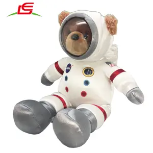 35 cm Plush Teddy Bear With Bubble Helmet Astronaut Bear