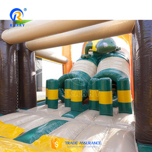 Venta al por mayor directa de fábrica: Combo inflable de obstáculos de <span class=keywords><strong>jungla</strong></span> con tobogán y túnel, juegos deportivos inflables para parques de atracciones - Product Image 3