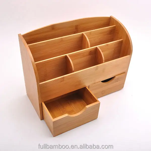 FB9-1073 бамбуковый ящик для хранения канцелярских организатор ящик Канцелярские Принадлежности для офиса