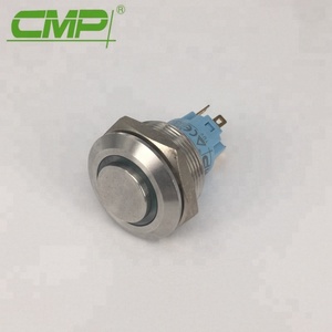 Cmp bi-colour 5A LED ánh sáng chuông cửa <span class=keywords><strong>push</strong></span> <span class=keywords><strong>button</strong></span> chuyển momentary ON-OFF Red & màu xanh lá cây không thấm nước IP67 kim loại 12V cho thiết bị nhà - Product Image 2