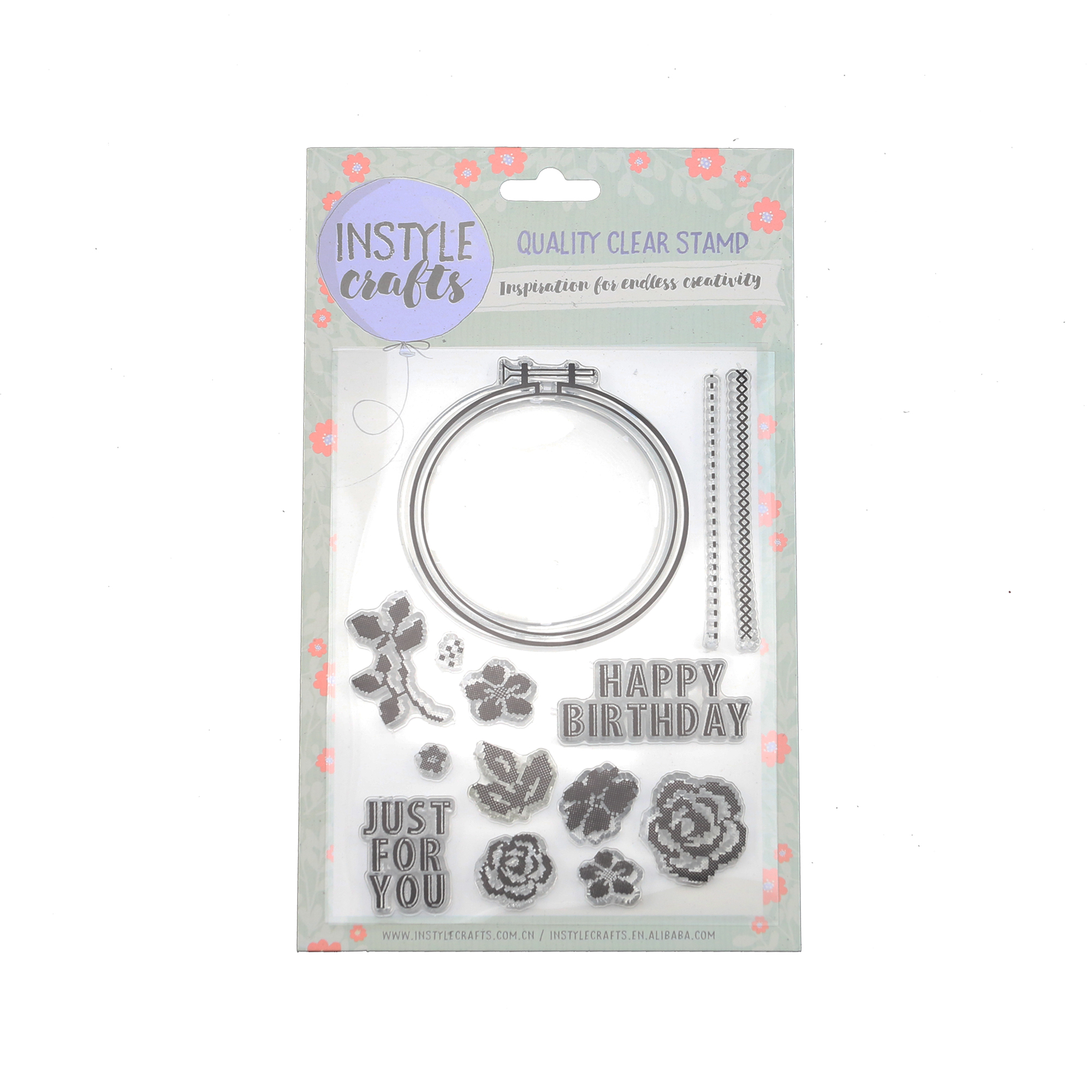 Clear christmas stamps sheets for card decoration