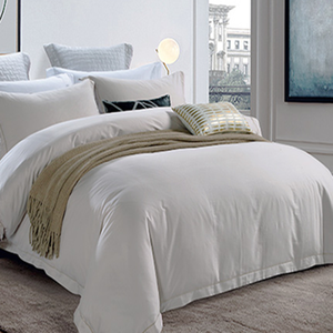 Set Seprai Linen Kasur, Sprei Hotel Mewah 100% Katun - Product Image 5