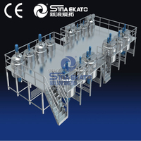 SinaEkato liquide lavage homogénéisation mélangeur chimique cosmétique corps lavage Gel ligne de production savon liquide détergent faisant la Machine