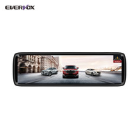 Écran tactile de moniteur de miroir de vue arrière de voiture dvr, caméra de vision nocturne avec OPAS GPS GPS et BDS compatible
